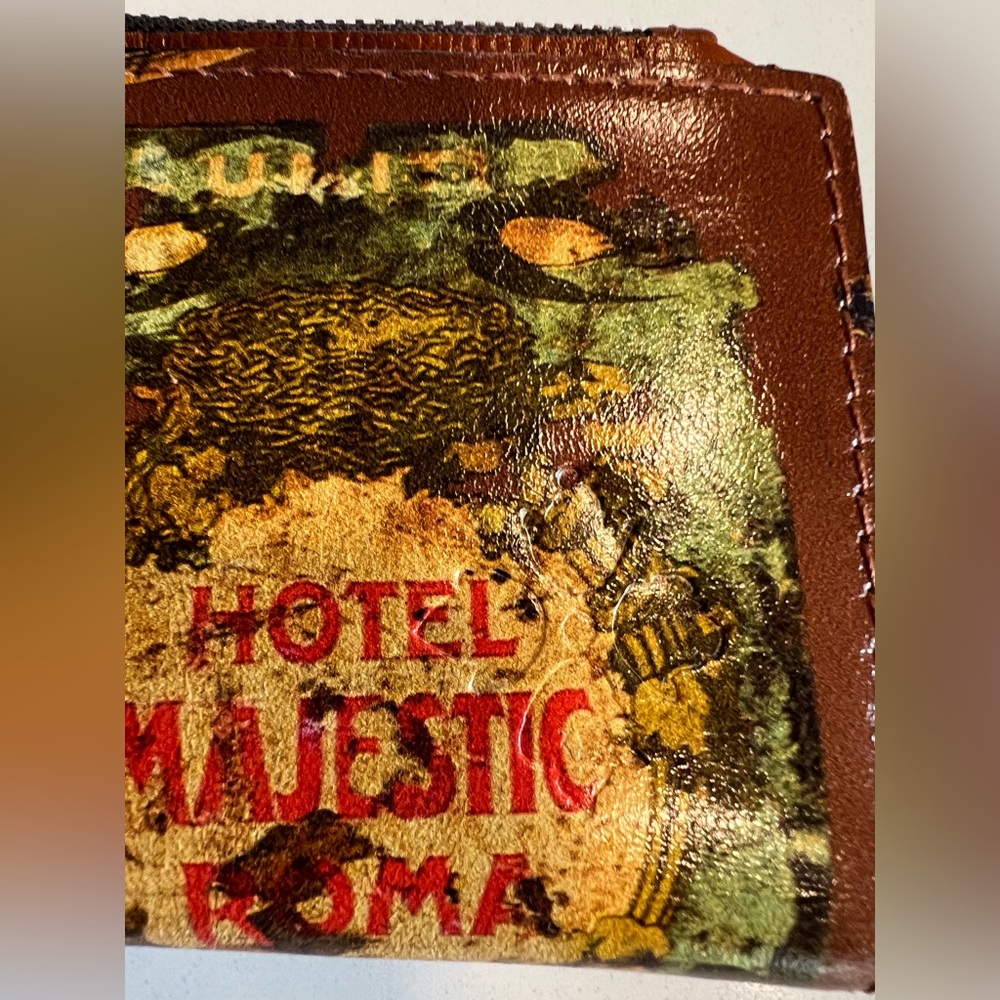 Patricia Nash Nazari Travel Sticker Print Leather Wallet collection - Picture 3 of 14